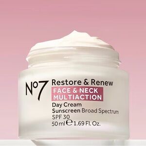 No7 Restore & Renew Multi Action Face & Neck SPF 30 Day Cream